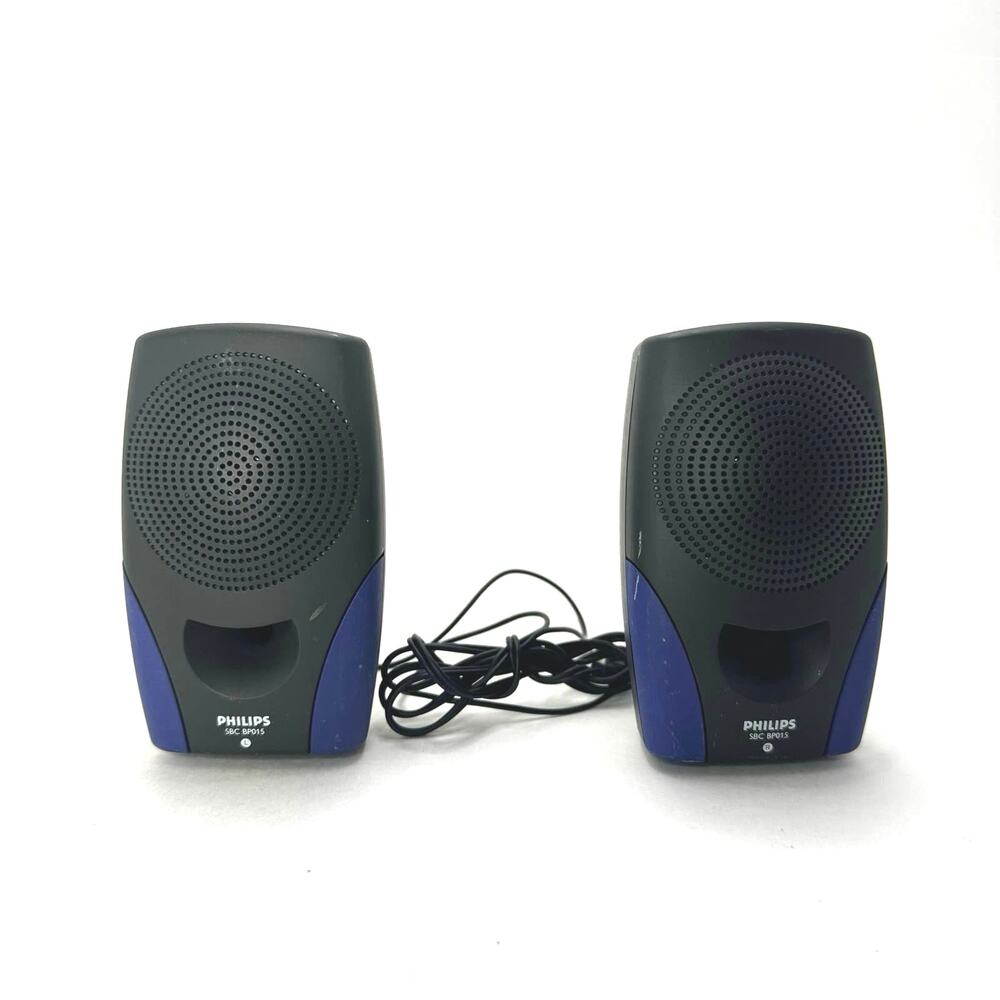 PHILIPS Model Speaker System SBC BP015 Computer Desktop Speakers
